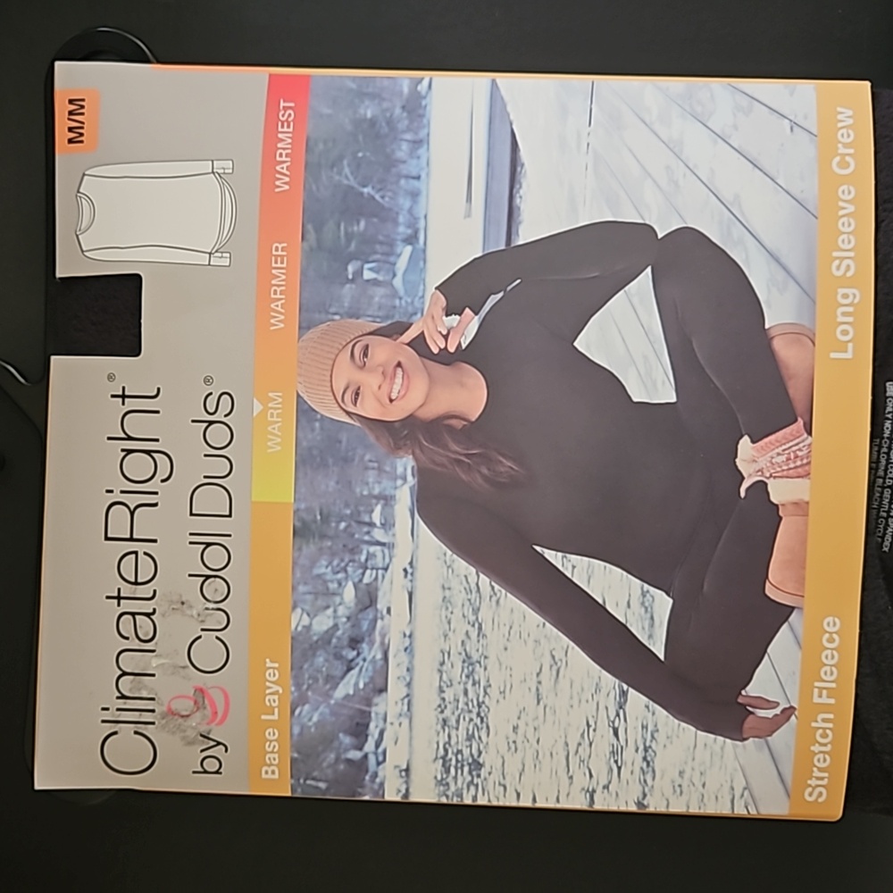 Cuddl duds long sleeve crew